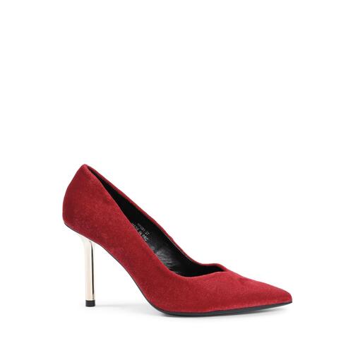 Fabric High-Heeled Pump