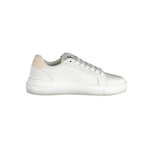 Calvin Klein Women's White Polyester Sneaker