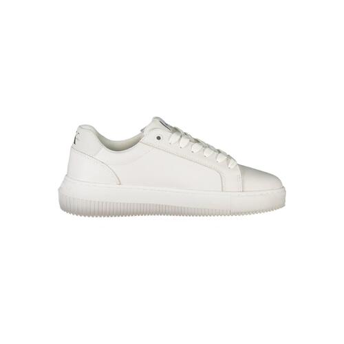 Calvin Klein Women's White Polyester Sneaker