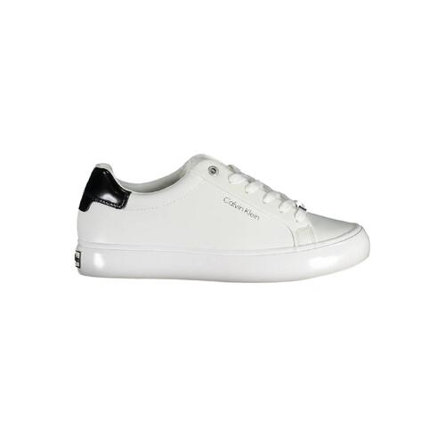 Calvin Klein Women's White Nylon Sneaker