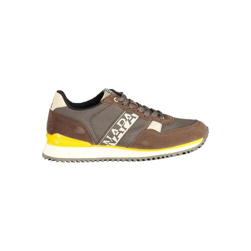 Napapijri Men's Brown Polyester Sneaker