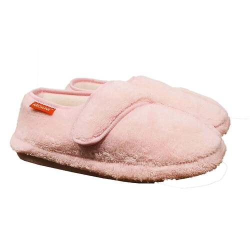 ARCHLINE Orthotic Plus Slippers Closed Scuffs Pain Relief Moccasins - Pink