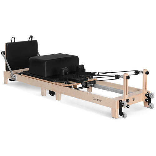 Contour 2 Folding Wood Pilates Reformer Set