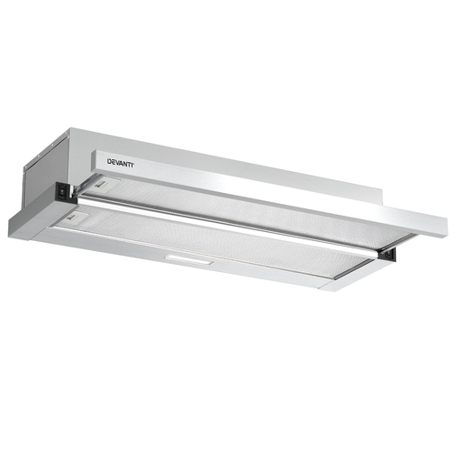 900mm Range Hood 90cm Slide out Rangehood Stainless Steel