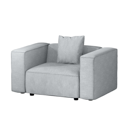 Modular Sofa Chaise Set 1-Seater Grey