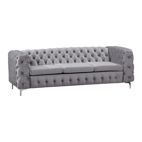 Jacques 3 Seater Grey Colour