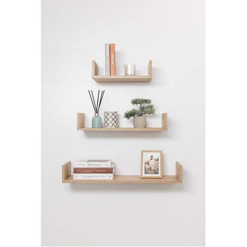 OSLO THREE PIECE SHELF KIT (OAK)