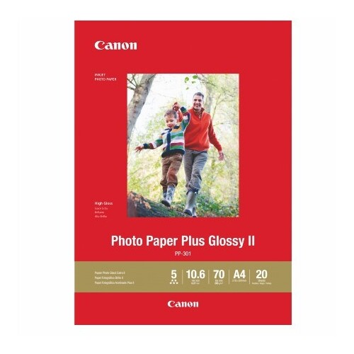 CANON PP-301S Q3.5IN.20 AM/OC PHOTO PAPER PLUS GLOSSY II PP-301