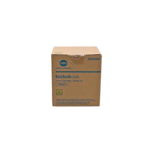 KONICA MINOLTA BIZHUB C25 TNP27 YELLOW TONER - 6K