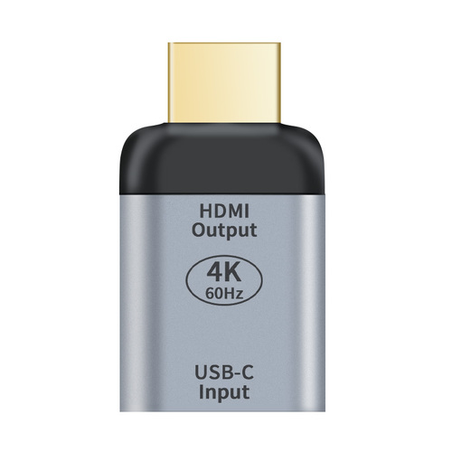 ASTROTEK USB-C to HDMI Female to Male Adapter support 4K@60Hz Aluminum shell Gold plating for Windows Android Mac OS