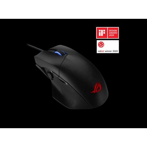 ASUS ROG CHAKRAM CORE Gaming Mouse 16000dpi USB2.0, Programmable Joystick, Adjustable Weight, Mappable Stealth Button, Aura Sync Lighting