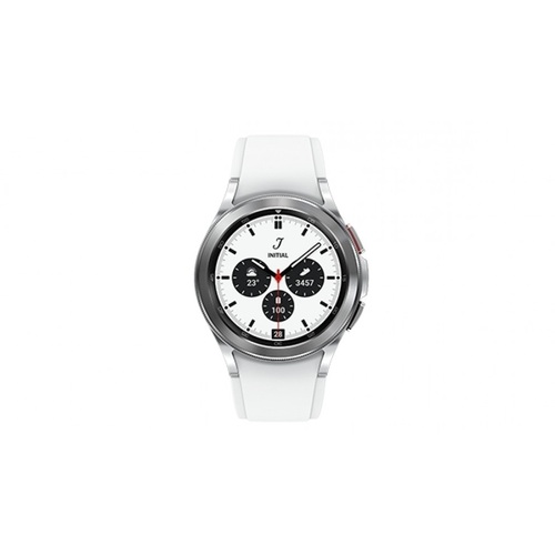 SAMSUNG Galaxy Watch4 Classic Bluetooth (46mm) - Silver (SM-R890NZSAXSA)*AU STOCK*, 1.4' Display, Dual-Core, 1.5GB/16GB Memory, 361mAh Battery, NFC