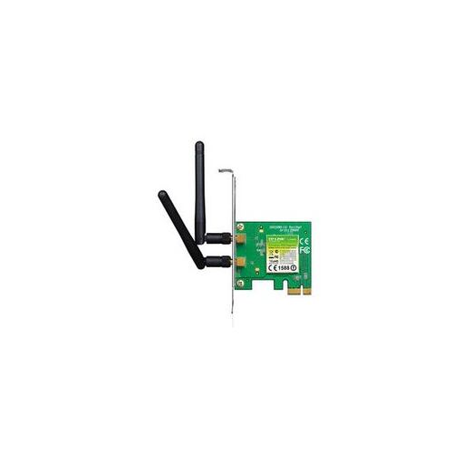 TP-LINK TL-WN881ND N300 Wireless N PCI Express Adapter 2.4GHz (300Mbps) 802.11bgn 2x2dBi Detachable Omni Antennas MIMO with Low Profile Bracket