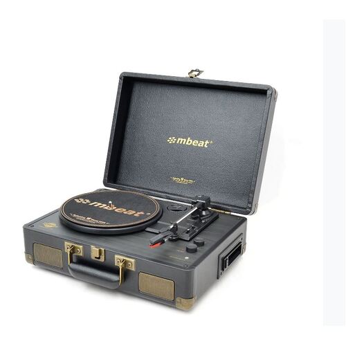 MBEAT Uptown Retro Bluetooth Turntable & Cassette Player