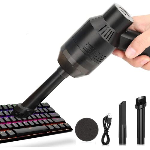 Mini Portable Vacuum Cleaner for Computers, Makeup Bag 