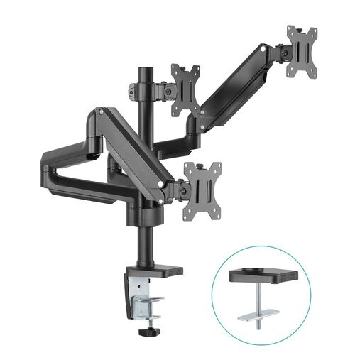 activiva ErgoLife Triple Monitor Screen Gas Spring Monitor Arm