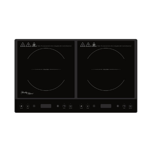 Double Induction Cooker w/ 2 Plates, 240C, 1000- 1400W