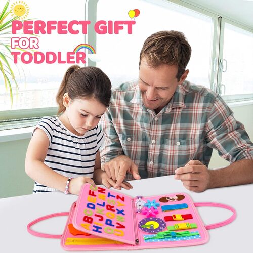 Toddler Busy Board Intelligence Learning Toys Sensory Montessori Board Kids Toy