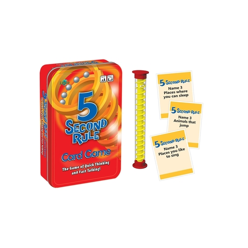 5 Second Rule Tin Card Game