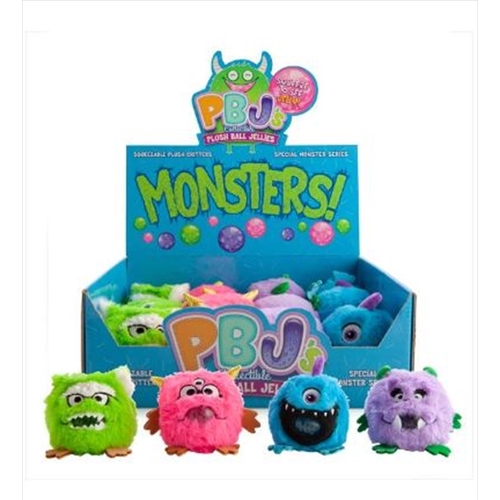 Monster Plush Ball Jellies - (SELECTED AT RANDOM)