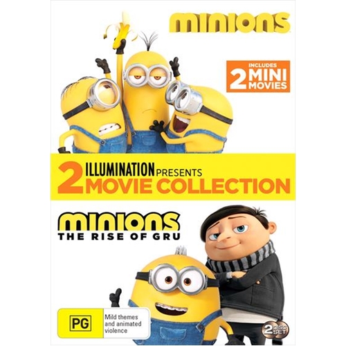 Minions / Minions - The Rise Of Gru | 2 Movie Franchise Pack DVD