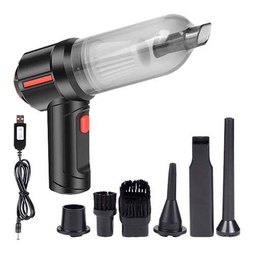  Cordless Air Duster with Vacuum (Black)