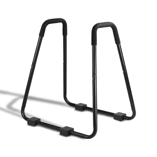  All-in-One Parallel Bars with Dip Station Black