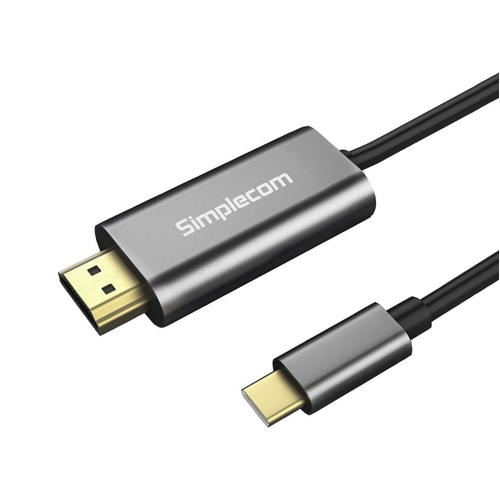 Simplecom DA321 USB-C Type C to HDMI Cable 1.8M (6ft) 4K@30Hz