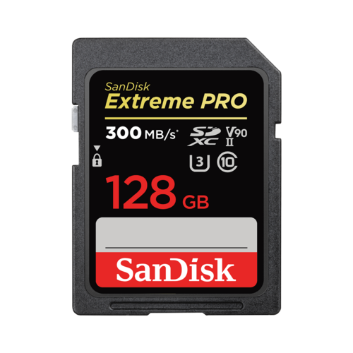 SanDisk 128GB Extreme PRO SDHC and SDXC UHS-II card SDSDXDK-128G-GN4IN