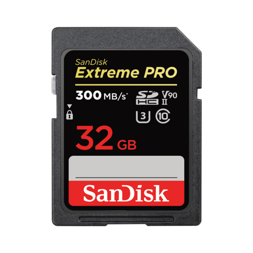 SanDisk 32GB Extreme PRO SDHC and SDXC UHS-II card SDSDXDK-032G-GN4IN