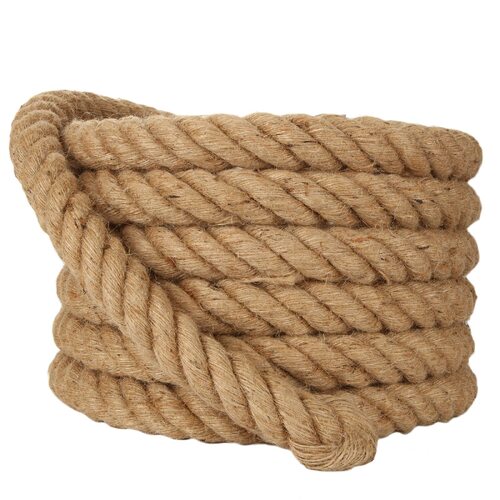 10m Sisal 50mm Rope Natural Twine Cord Thick Jute Hemp Manila  Crafting Home Decor