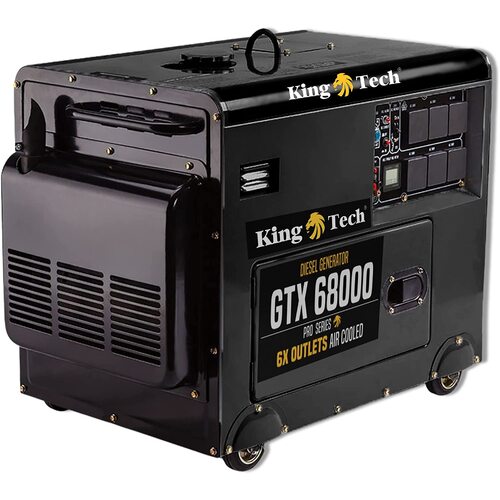 Diesel Generator Single Phase 8.4kw Rated Diesel 6kw 13hp Portable