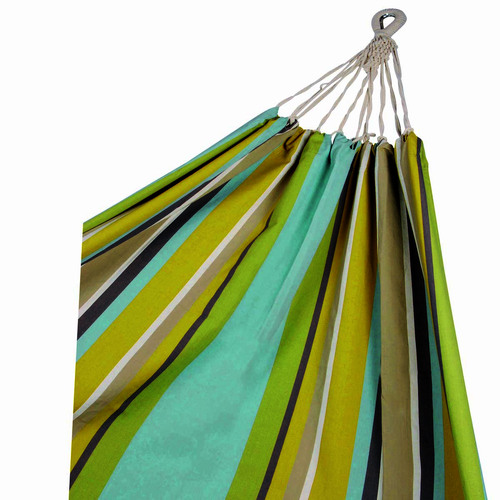 Corban Aqua Hammock Multicoloured Stripes 220x140cm