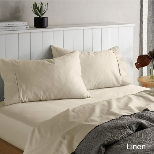 Accessorize 1500TC Cotton Rich Sheet Set White Queen