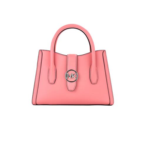 Michael Kors Women's Gabby Small Tea Rose Faux Leather Top Zip Satchel Crossbody Bag - One Size