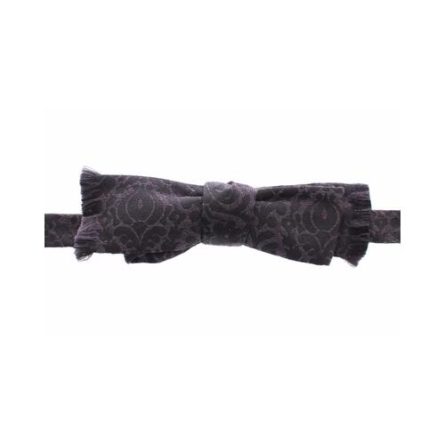 Exclusive Dolce & Gabbana Bow Tie with Paisley Pattern One Size Men