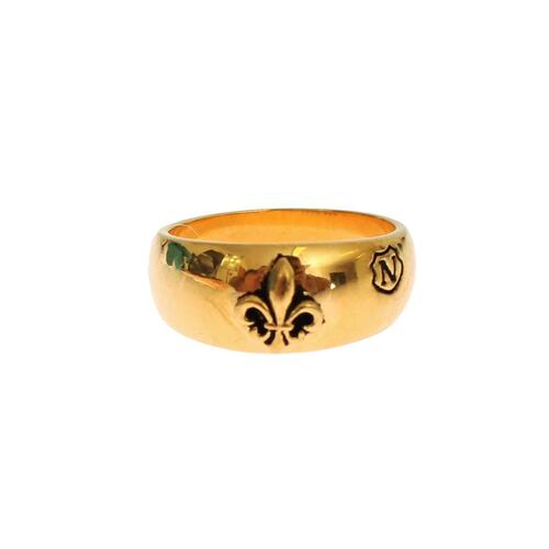 NIALAYA Gold Plated Sterling Silver Ring 63 EU Men