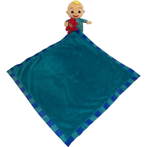 Plush Blanket Comforter Kids Children w/ Toy - Blue (51x51cm)