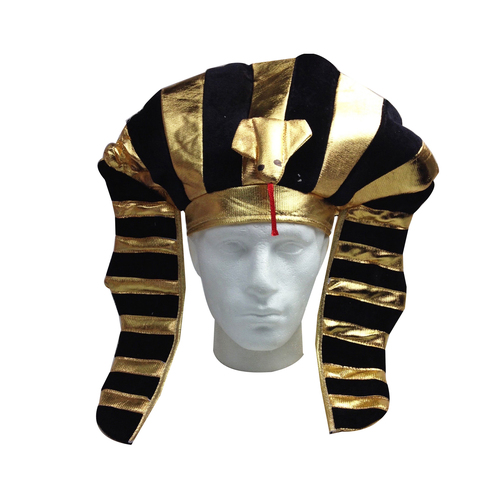 EGYPTIAN PHARAOH HAT King Costume Party Ancient Fancy Dress Halloween Pharoah