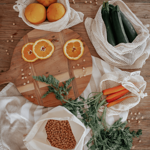 Farmer's Market Bundle | 6 Cotton Vegetable Bags