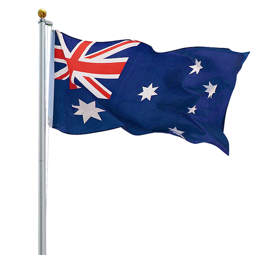 6.0m Flag Pole Full Set / Kit w Australian Flag