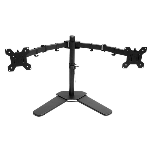 13"-27" Dual Screen Monitor Stand TV Bracket Computer Display Desk Mount Holder