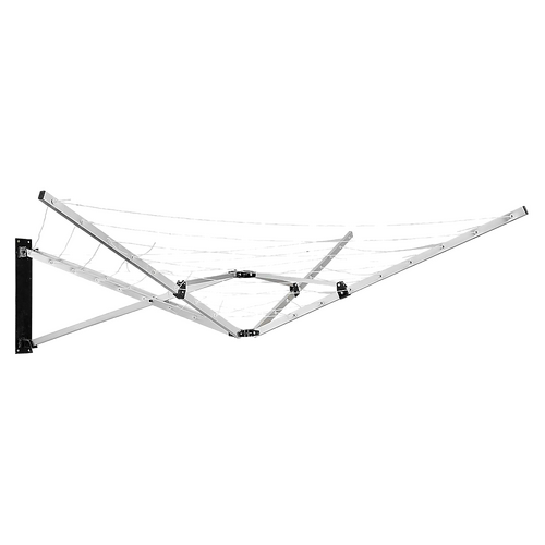 26m 5 Arm Wall Hang Mountable Clothes Airer Dryer Washing Line Bathroom Kitchen