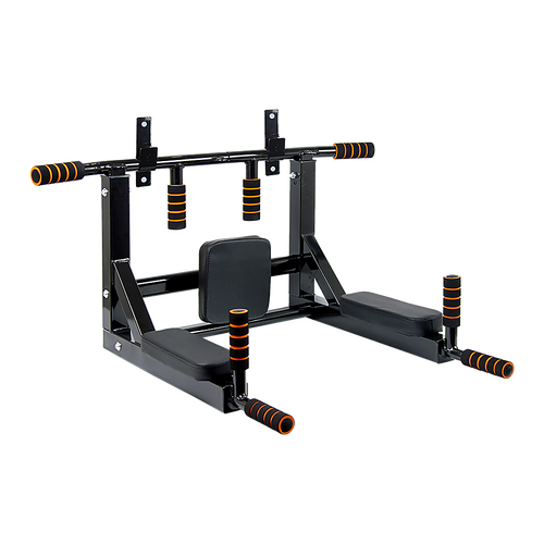 Heavy Duty Wall Mounted Power Station - Knee Raise - Pull Up - Chin Up -Dips Bar