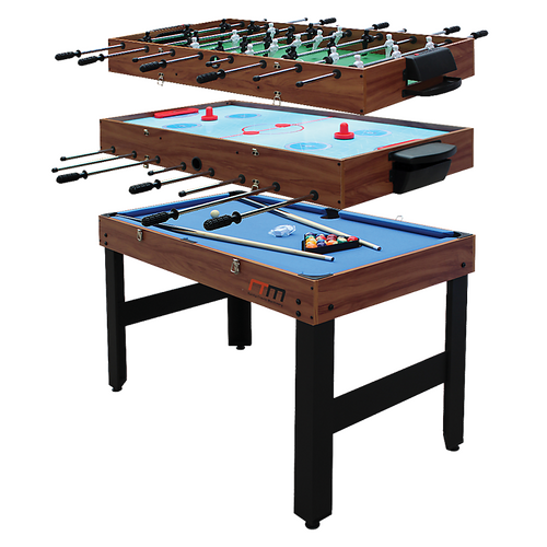 4FT 3-in-1 Games Foosball Soccer Hockey Pool Table