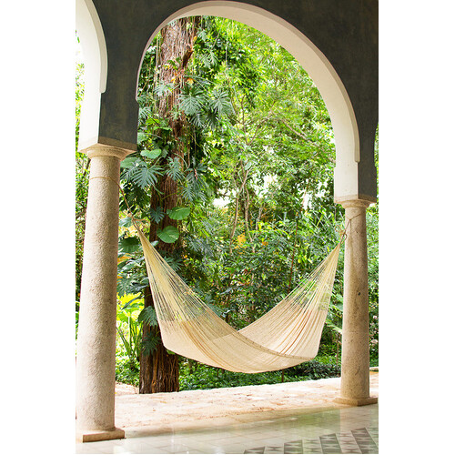 Mayan Legacy Bed Cotton hammock - Classic in Marble  colour