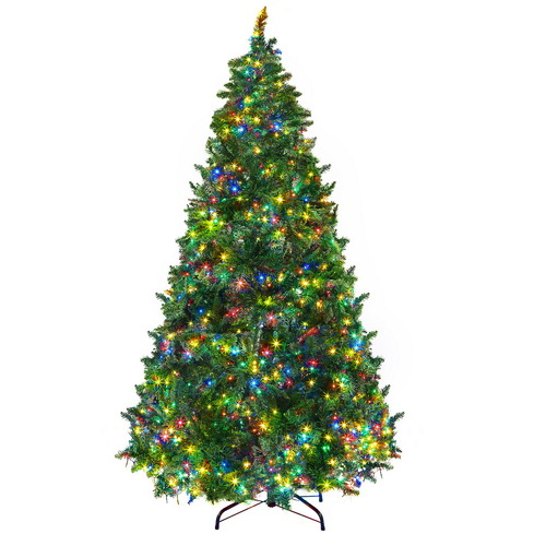 Christmas Tree 2.1m Xmas Tree Decoration 8 Light Mode Multi Colour