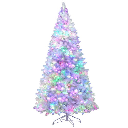 Christmas Tree 2.1m RGB Remote Xmas Party Decorations 1310 Tips