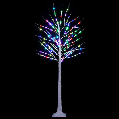 Christmas Tree 1.7m Twigs 120 RGB LED Lights Xmas Trees Decoration