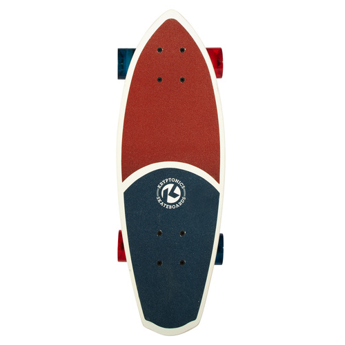 Kryptonics 23-inch Mini Fat Cruiser Board - Liberty Blue